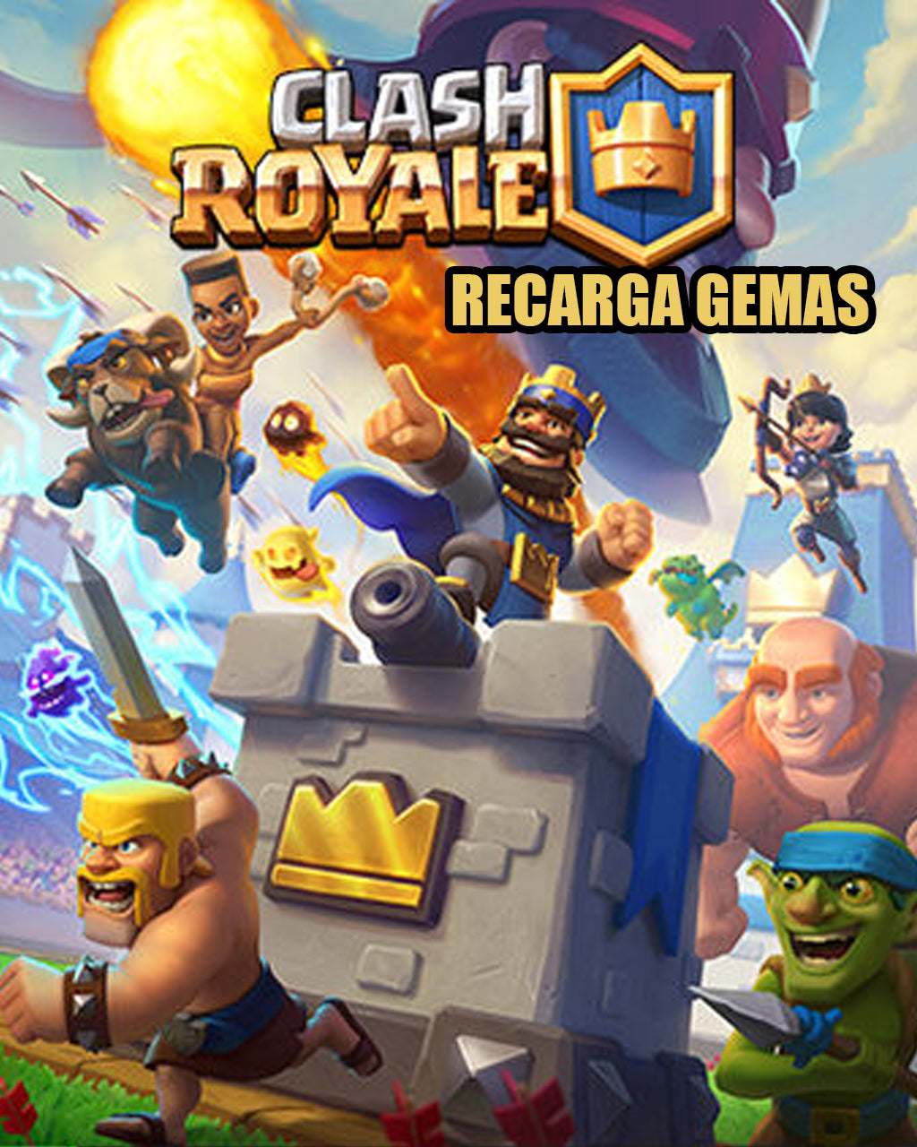 RECARGA DE GEMAS CLASH ROYALE – Black Solution