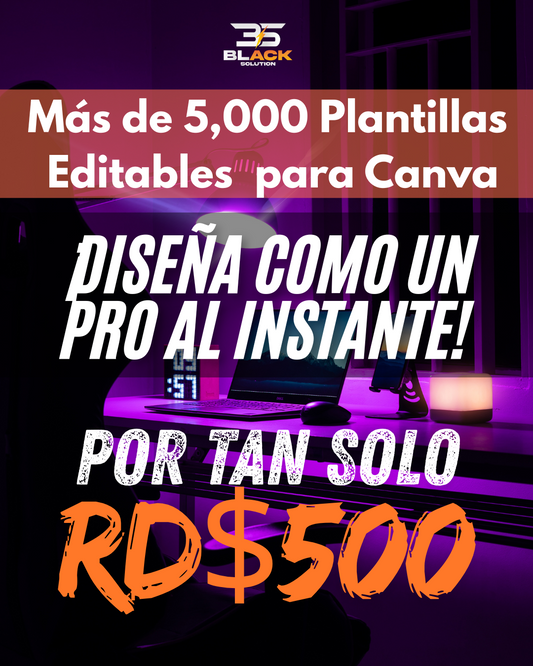 PLANTILLAS EDITABLES PARA CANVAS
