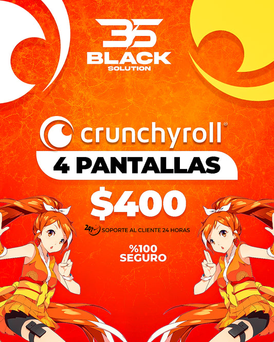 CRUNCHYROLL (4 PANTALLAS)