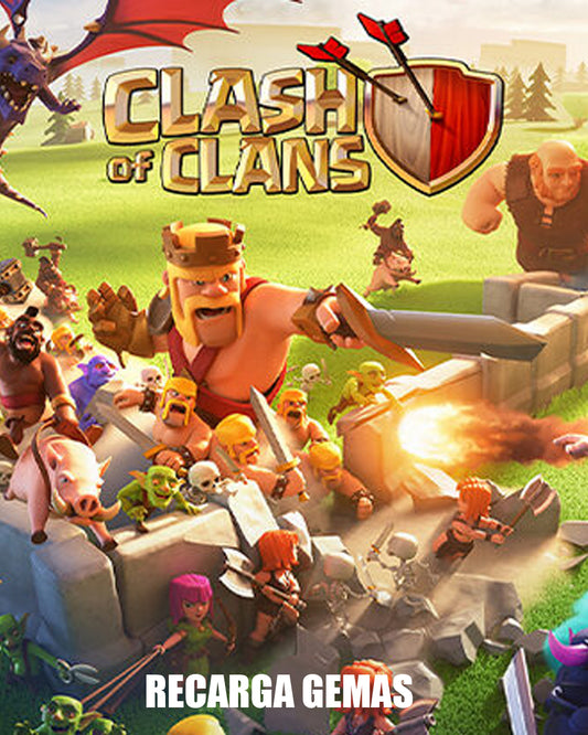 RECARGAS DE GEMAS CLASH OF CLANS